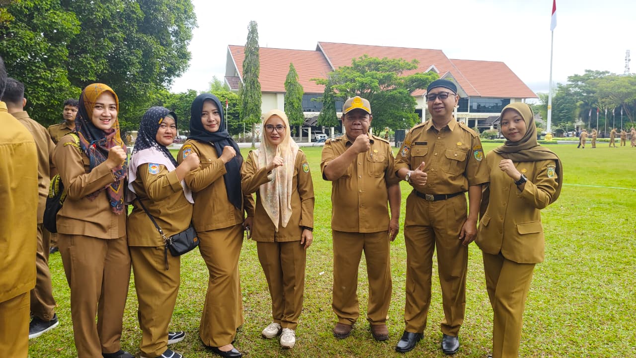 Kegiatan Apel Besar Aparatur Sipil Negara Sekaligus Halal Bi Halal Di Lingkungan Pemerintah Kota Palangka Raya Tahun 2026